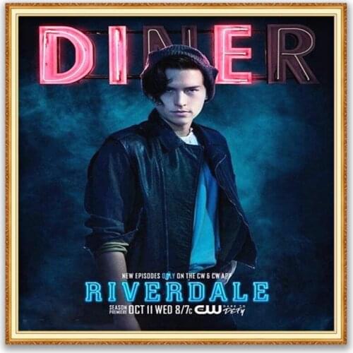 Riverdale DIY Cross Stitch 11CT Embroidery Kits Craft Needlework Set Cotton Thread Printed Home Decoration On Sale Dropshipping