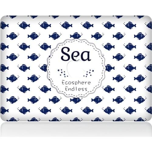 2021New SEA Navy Sailor Laptop Decal Notebook Sticker For MacBook Air Pro Retina11" 13" 15" Vinyl Mac Body Full Cover Skin