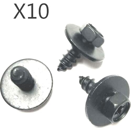 NEW For BMW E46 E60 E90 etc Hex Head Metal Screw Set Of 10 GENUINE 07147129160