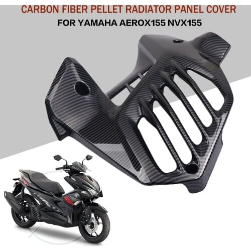 For Yamaha AEROX 155 NVX 155 Radiator Panel Cover Carbon Fiber Pattern