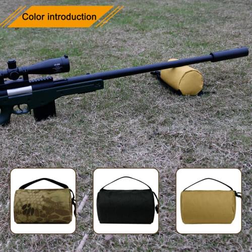 Front & RearRifle Target Bench Unfilled Stand Support Sandbag Hunting Accessories Bag Tactical Sniper Shooting Gun Rest Bag Set