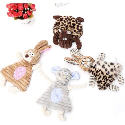 Plush Ring Paper Pet Dog Squeak Toy for Small Dogs Chihuahua Cleaning Teeth Puppy Toys Pet Accessories for Dogs zabawki dla psa