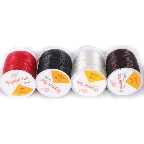 Red Black and White Elastic Line 0.6 0.7 0.8 1.0 1.2 1.5mm Hi Quality Rubber Line Used for DIY Slingshot and Other Useful