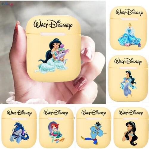 Disney Princess Silicone Case For Apple Airpods 1/2 Cover Protective Earphone Case Headphones Cases Protective For Apple Cover
