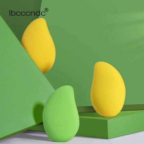 1Set Cosmetic Puff Powder Puff Smooth Womens Makeup Foundation Sponge Beauty To Make Up Tools & Accessories Mango Shape