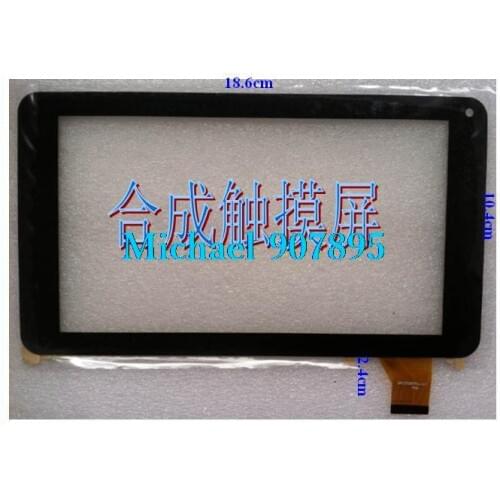 UK070057G-01 186X104MM capacitive tablet pc touch screen Digitizer panel sensor Glass Replacement noting size and color