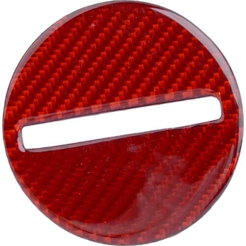 Carbon Fiber Steering Wheel Center Cover Emblem Decoration Trim Logo fit for Chevrolet Camaro 2016 2017 2018 2019 2020