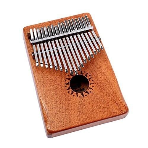 Walter Mahogany Wood 17 Key Acoustic Thumb Finger Piano Kalimba Music Instr