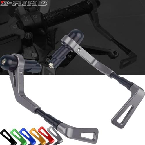 22mm Motorcycle Motor aluminum Adjustable Brake Clutch Levers Protector Brush Motorcycle Proguard System Guard CNC Protect Guard