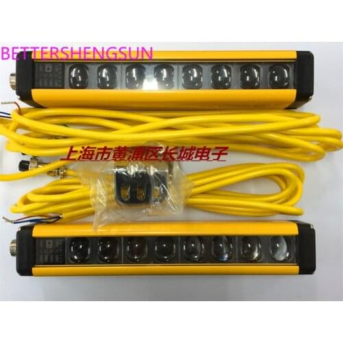 Safety Light Curtain Grating Sensor Active Infrared Intrusion Detectors Punch Photoelectric Protector S10-2026-N 26 Beam