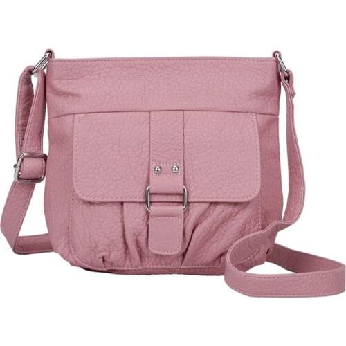 Womens Messenger Bag Female PU Leather Cell phone Shoulder Bag Small Women Crossbody Pack Small Travel Bag Handbag CT12261M