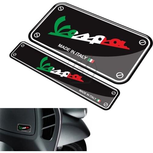 3D Motorcycle Decal Made In Italy Sticker Case for Vespa GTS GTV LX Sprint Primavera 50 125 150 250 300 300ie