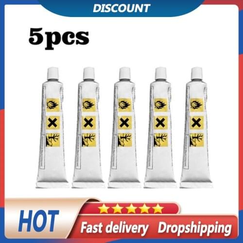 5PCS Aquaseal Repair Glue Ahesive For Swimming Ring Air Cushion Rubber Dinghy 30ML