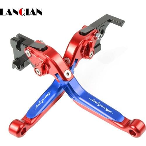Motorcycle Accessories CNC Adjustable Brake Clutch Levers With LOGO For HONDA HoRnet 250 2001