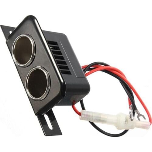 Vehicle Cigarette Lighter Socket Car Cigarette Lighter Socket Waterproof USB One Divided into Two Conversion Socket