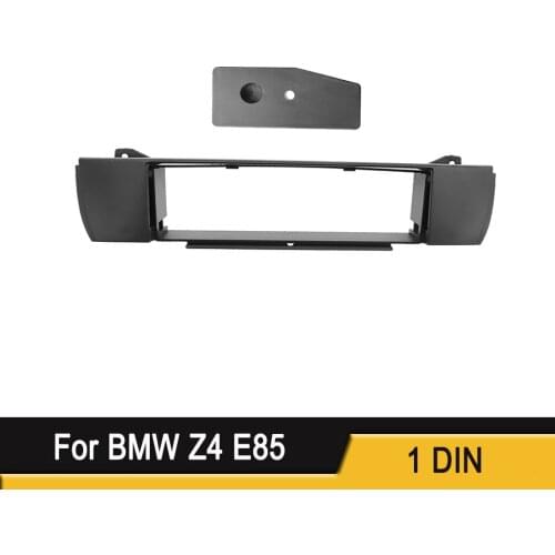 1DIN Car Radio Fascia for BMW Z4 E85 2003-2009 Audio CD DVD Player Stereo Panel Interface Dash Trim Installation Kit Bezel Frame