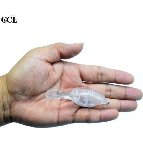 CCLTBA 20pcs/lot 7cm 11g Blank Crankbait Wobble Lure Artificial Hard Body Floating Unpainted Bass Bait Lure Fishing Tackle