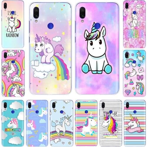 Case for Xiaomi Mi Play Cover Silicon cover for MiPlay Case Cute Rainbow Unicorn Coque Bag on Xiaomi Mi Play Phone Cases bumper