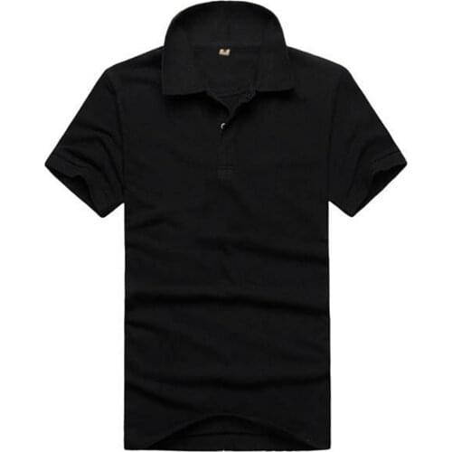 Summer Men Short Sleeved Cotton T-shirt Bottoming Shirt Black Solid Color Tops Soft Causion Fashion Classic Trendcy Trendcy 2019