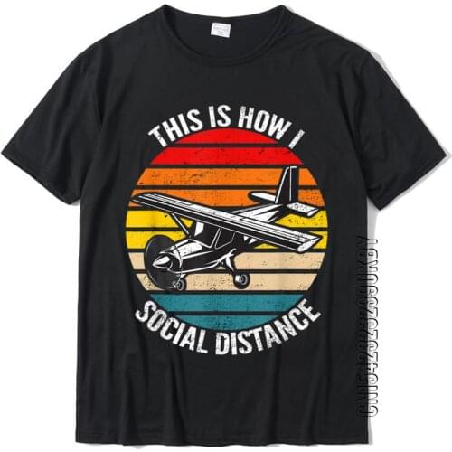 Funny Retro Vintage Airplane Aviation Pilot Gift T-Shirt Normal T Shirt For Men Brand New Cotton Top T-Shirts Design
