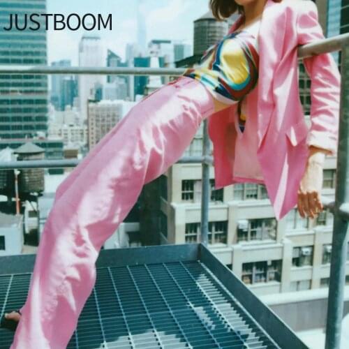 Женские брючные костюмы Justboom China At AliExpress