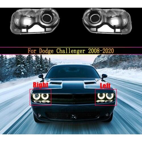 Left Right Car Headlight Clear Lens Headlamp Clear Cover For Dodge Challenger 2008~2020