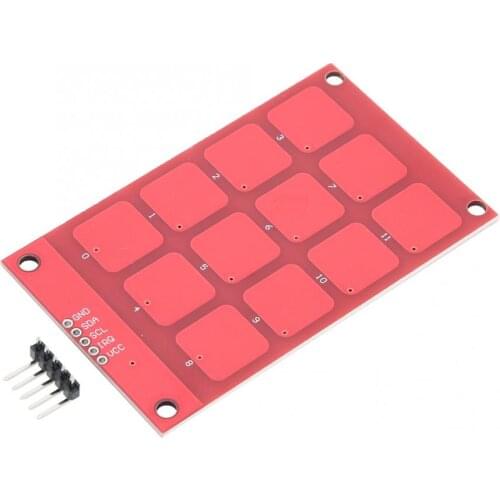MPR121 Touch Keyboard Capacitive Touch Keypad 12 Buttons High Sensitive Keypad