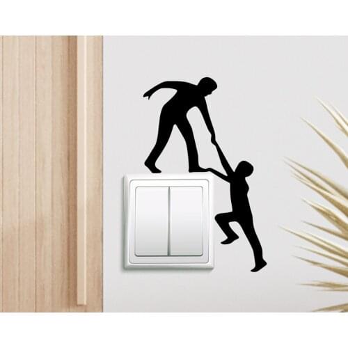 BK Home 2 Man Design Wall Sticker-1