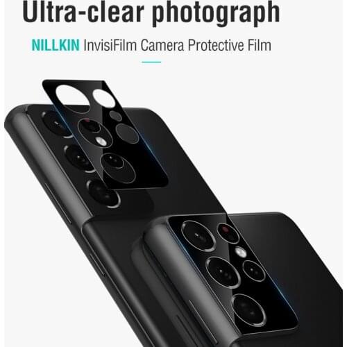 NILLKIN Lens Protector For Samsung Galaxy S21 Ultra/S21 Plus Camera Lens Protector,Flexible Tempered Glass Hardness Anti-Scratch