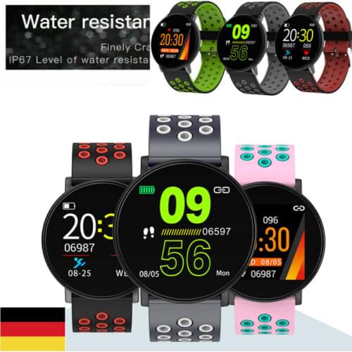 2020 New Fashion W8 Smart Watch Women Men Unisex Heart Rate Monitor Waterproof Sport Electronic Watches