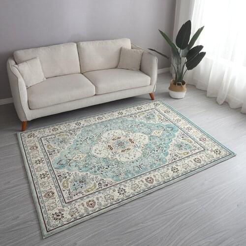 Carpets Persian Vintage Living Room Carpet Shaggy Rugs For Bedroom Non-Slip Mat Area Rugs Carpet Style Morocco American Ethnic