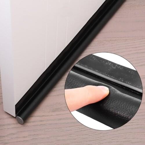 Under Door Draft Stopper Blocker Flexible Bottom Door Seal Strip Weatherproof Sound Absorber Noise Reduction Guard