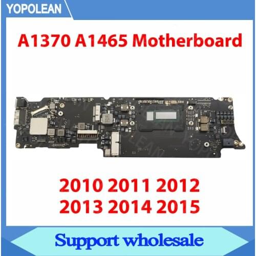Tested Original A1465 A1370 Laptops Motherboard For Macbook Air 11.6" A1370 A1465 Logic Board 2010 2011 2012 2013 2014 2015 Year