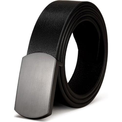 WilliamPolo belt mens leather youth all-match business pure leather simple trendy pants belt 034p