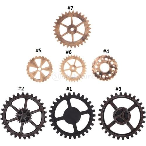 Modern Fashion Wall Hanging Wooden Gear Model Mural Home Decorative Decoration Ornament Gift