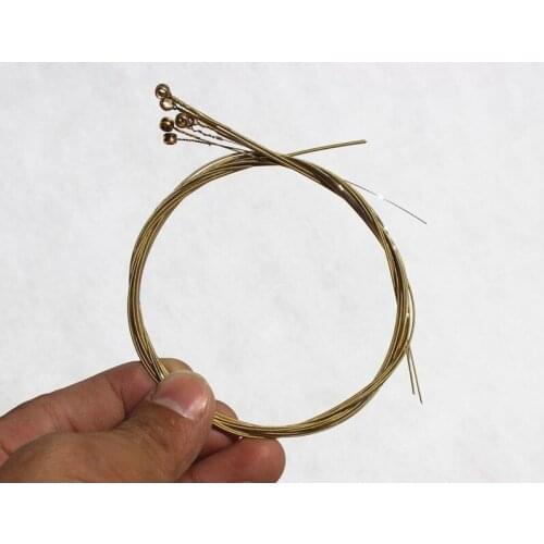 2sets/lot yellow brass Acoustic Guitar Strings guitar parts Factory wholesale musical instruments Accessories