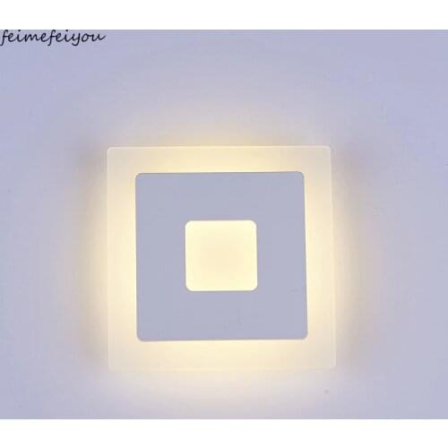 Feimefeiyou 18W Modern simplicity LED lamp Bedside lamp Warm White Light 90-265V Bed Room Living Room Wall Sconces