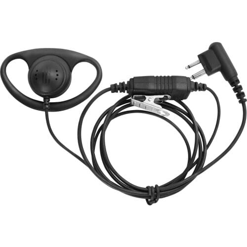 VBLL D Style Earpiece for Motorola CP200 CP200D CLS1110 CLS1410 DTR410 CP110 EP350 EP450 Portable 2Way Radio