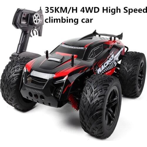 35KM/H 4WD High Speed Off Road Vehicle Remote-controlled car 1:10 desert cross-country racing model childrens car