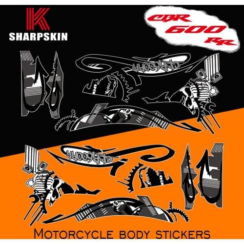Fairing protection sticker motorcycle decoration reflective decal modified appearance film for HONDA CBR600RR F5 2007-2012