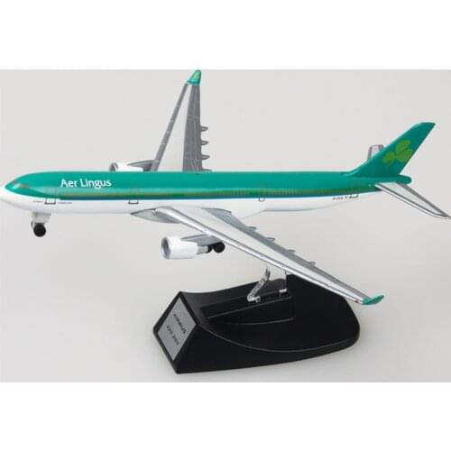 16CM Airplanes Aer Lingus Airlines A330 Model Diecast Alloy Plane Aircraft Model Toys Airplane Kids Gift Display
