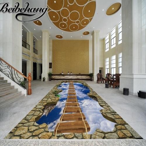 Beibehang Custom 3D stereospainting living room personalized stickers waterproof decorative creative self-adhesive wallpaper