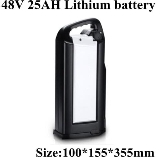 48v 25ah Lithium Ion 18650 Li-ion Battery Pack with Bms 13s for 48V 1000W 1500W 2000W Ebike ,e Bicycle,scooter +3A Charger