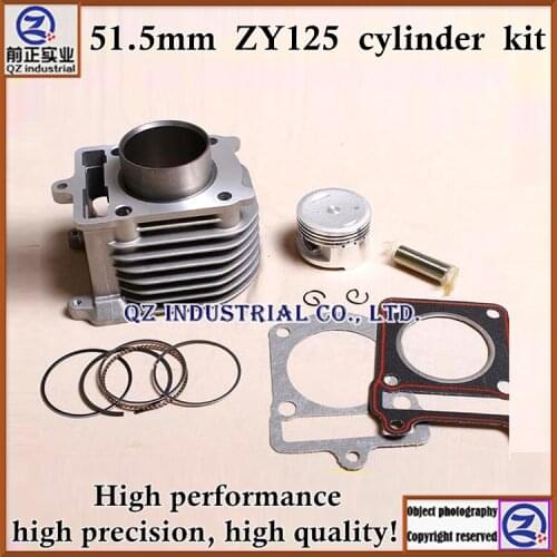Free shipping high performance high precision high quality for YAMAHA motorcycle 51.5mm ZY125 cylinder kit