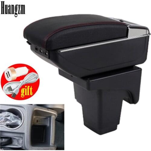 For Ford focus 3 armrest box central Store content focus mk3 armres box with cup holder ashtray with USB interface Generic model