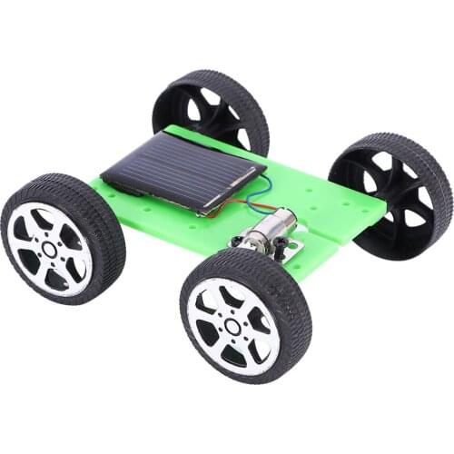 Hot Sales New 1Pc Kids Toys Child Mini Solar Energy Toy DIY Assembly Car Children Educational Puzzle IQ Gadget Robot