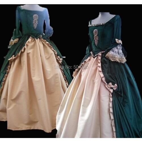 Tailored!Classical Theatre TV Duchess Queen 17th Medieval Renaissance Gown Era Halloween Retro Cosplay dress all size HL-529