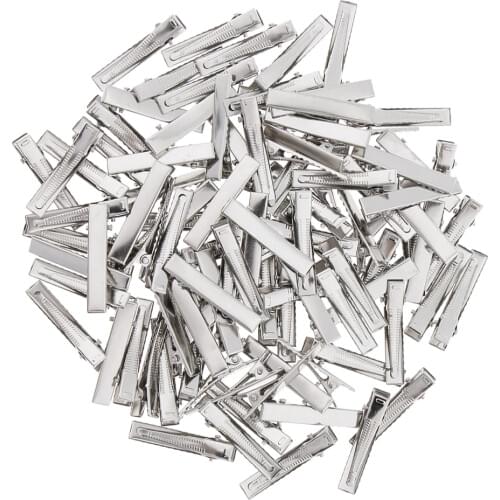 50/100pcs DIY Metal Hair Clip Crocodile Alligator Teeth Bows Barrette Duckbill Clips DIY Craft Hair Style Tool Accessories