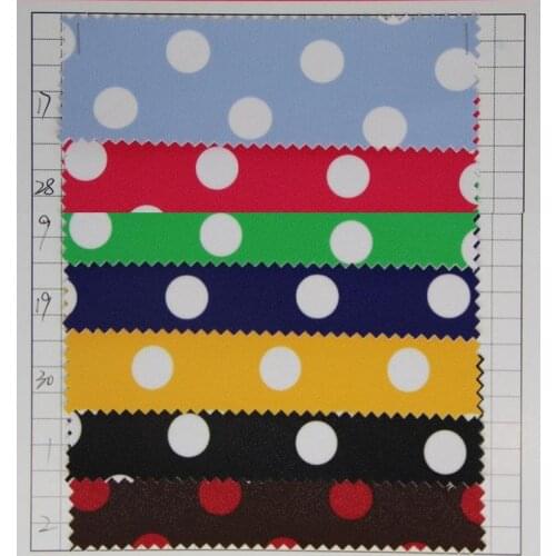 New wholesale dot pattern PU leather material quality synthetic leather fabric