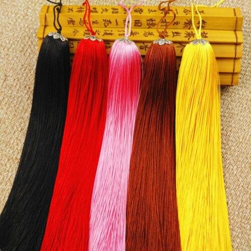 New Hand-Woven DIY Chinese Knot 10Pcs/lot 17cm 5Color Curtain Tassel Fringe Car Hanging Home Decoration Macrame Gifts Pendant